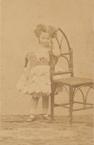 Rustieke chaise, 1860s door Pierre Louis Pierson