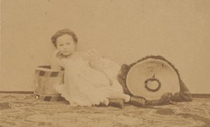 Le tambour, 1860s door Pierre Louis Pierson