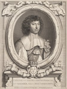 Portret van Lodewijk XIV, 1650-1702 door Pierre Louis van Schuppen