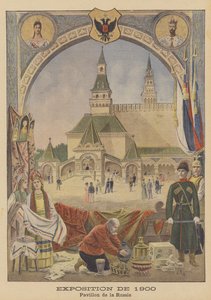 Het Russische paviljoen op de Exposition Universelle van 1900 in Parijs