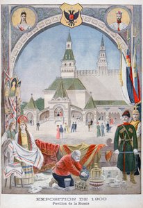 Het Russische paviljoen op de Wereldtentoonstelling van 1900, Parijs door Pierre Mejanel