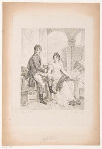 Portret van Moritz von Fries en zijn vrouw