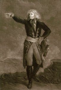 Napoleon Bonaparte als generaal van het Italiaanse leger (1796-1797) - Gravure door Pierre Michel Alix door Pierre Michel Alix