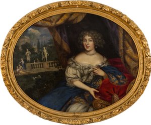 Françoise-Athénaïs de Rochechouart, markiezin de Montespan 1640-1707 door Pierre Mignard