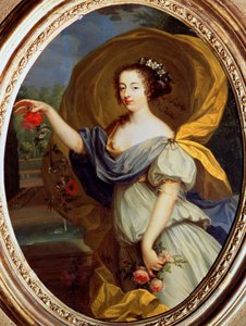 Portret van Hertogin de la Valliere als Flora, 17e eeuw door Pierre Mignard