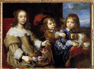 De kinderen van de hertog van Bouillon
