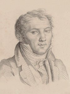 Portret van de violist en componist Louis-Luc Loiseau de Persuis 1769-1819, 1811 door Pierre Narcisse Guérin Baron