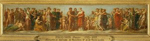 Noces de Hebe et Hercule, allegorie over het huwelijk van Napoleon I en Marie Louise ... door Pierre Paul (attr. to) Prud