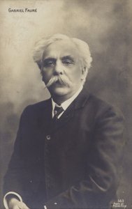Gabriel Fauré, Franse componist, organist, pianist en leraar (1845-1924) door Pierre Petit
