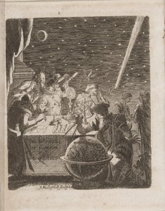 De hemel observeren in het tijdperk van Galileo uit: Von Bedeutung der Cometen, 1681