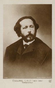 Portret van Edouard Lalo door Pierre Petit