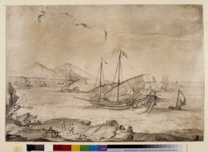 Schepen in de haven van Marseille - met de cartridge