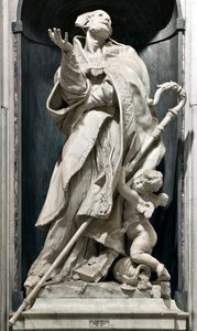 Sint Alexander Sauli (Beeldhouwwerk) door Pierre Puget