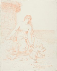 Vissersfamilie door Pierre Puvis de Chavannes