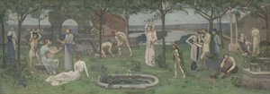 Inter artes et naturam Tussen Kunst en Natuur, ca. 1890-95 door Pierre Puvis de Chavannes