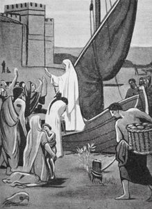 St. Genevieve brengt voorraden naar Parijs