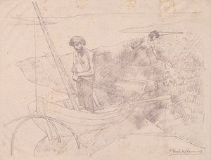 De Arme Visser door Pierre Puvis de Chavannes