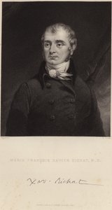 Portret van Marie Francois Xavier Bichat door Pierre Roch Vigneron