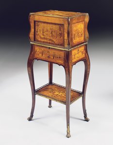 Louis XV secretaire serre-bijoux door Pierre Roussel