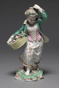 Herfst, vervaardigd door Bristol Porcelain Factory, ca. 1775 door Pierre Stephan