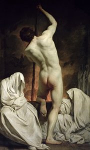 Charon die de Schimmen Overzet door Pierre Subleyras