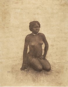 Jonge Nuba-vrouw