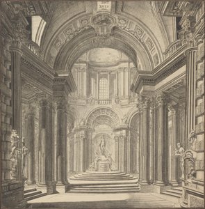 Interieur van een Tempel