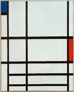 Compositie in Rood, Blauw en Wit: II