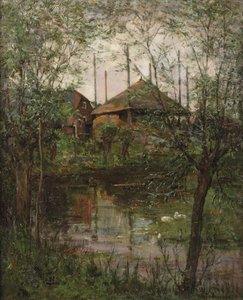 Hooiberg met Wilgenbomen, ca. 1897-98