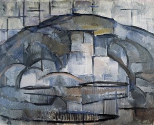 Landschap door Piet Mondrian