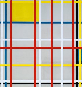 New York City, 3, 1941 door Piet Mondrian