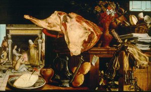 Vanitas en Christus bij Martha en Maria