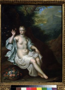 Portret van de nimf Flora