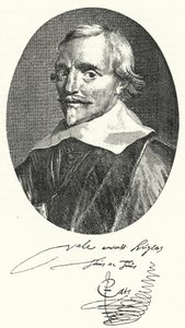 Jacob Cats, Nederlandse dichter en diplomaat (gravure) door Pieter (attr.to) Dubordieu