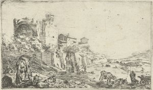 Ruïnes van de tempel van Venus en Roma