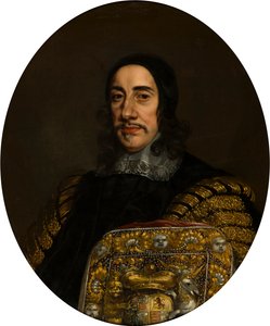 Portret van Sir Orlando Bridgeman 1e Bt. Als Lord Keeper of the Great Seal, ca. 1664-74 door Pieter Borsseler