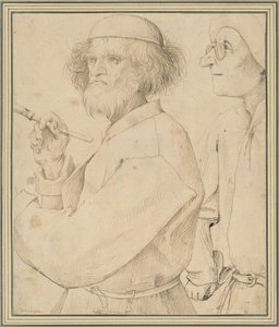 De schilder en de koper door Pieter Brueghel the Elder