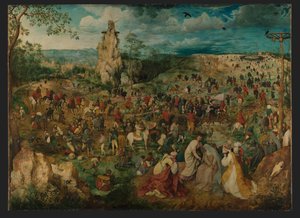 De processie naar Golgota door Pieter Brueghel the Elder