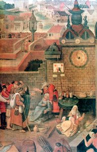 Christus verdrijft de handelaars uit de tempel (detail), c1584-1638