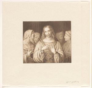 De jonge Christus tussen de schriftgeleerden door Pieter Christoffel Wonder
