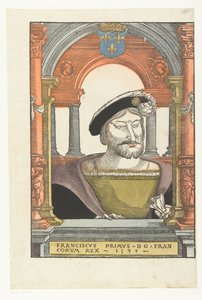 Portret van Frans I van Frankrijk door Pieter Coecke van Aelst (I) (circle of)