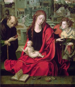 De Heilige Familie, 16e eeuw door Pieter Coecke van Aelst