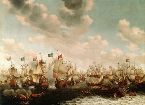 De Vierdaagse Zeeslag door Pieter Cornelisz van Soest
