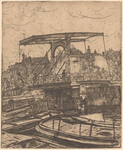 Magere Brug in Amsterdam door Pieter Dupont