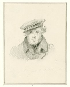 Zelfportret van Pieter Gerardus van Os door Pieter Gerardus van Os