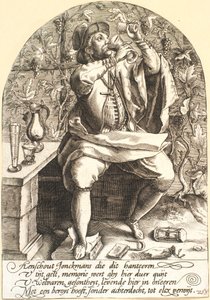 Heer, satire over dronkenschap door Pieter Goos