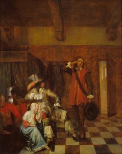 De brenger van slecht nieuws door Pieter Hooch de