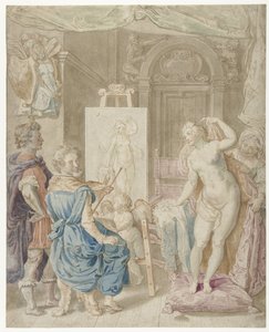 Apelles schildert Campaspe
