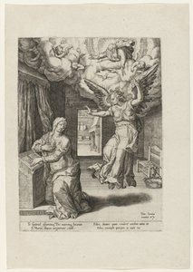 Annunciatie door Pieter Jalhea Furnius