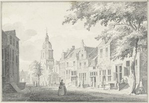 Dorpsstraat te Buren door Pieter Jan van Liender